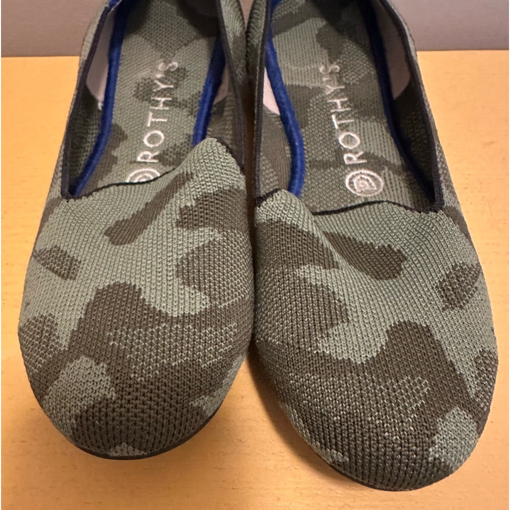 Rothy’s Camo print loafers